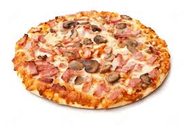 Pizza de champiñones